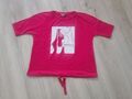 Comma T-Shirt pink mit Aufdruck Gr. 36/40 NEU