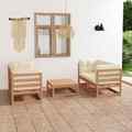 Garten Lounge Set Gartenmöbel Sofa Sitzgruppe 5-tlg. Kiefer Massivholz vidaXL