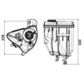 Ausgleichsbehälter Kühlmittel mit Sensor MAHLE für BMW 5 Touring (F11)