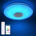 LED RGB Deckenlampe Dimmbar  Bluetooth Musik Lautsprecher App Fernbedienung