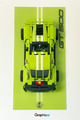 Wandanzeige Acryl für LEGO® Technic Ford Mustang Shelby GT500 42138