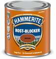 Hammerite ROST BLOCKER hochwirksam für Eisenmetall Außen Rostschutz BRAUN 250 ml