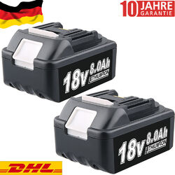 2x 18V 8000mAH Ersatz Lithium-ion Akku Für Makita BL1860B BL1890 BL1850 BL1830