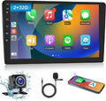 10.1" 2+32GB Android 13 Autoradio mit Carplay GPS NAVI USB WiFi BT RDS + Kamera