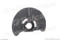 Bremsscheibe Ankerblech Set Vorne Links und Rechts für Mercedes W212 2009-2016