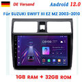 Für SUZUKI SWIFT III EZ MZ 2003-2010 Android12.0 Autoradio GPS NAVI BT WIFI DAB+