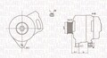 Magneti Marelli Generator für VW Transporter T4 70E 70L 1990-2003 063731750010