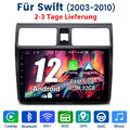 10”Android 12 Autoradio Carplay GPS Navi WIFI BT DAB+ Für Suzuki Swift 2003-2010