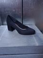 Neuwertige TAMARIS Pumps Gr 40 schwarz Wildlederoptik High Heels Halbschuhe #970