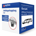 Westfalia Anhängerkupplung starr für SEAT Altea Freetrack Typ 5P5/5P8 AHK