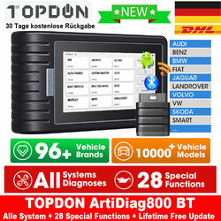 2024 TOPDON AD800 BT Profi OBD2 Diagnosegerät Auto KFZ Scanner ALLE SYSTEM TPMS⭐⭐⭐⭐⭐10000✅AUTOVIN✅Bluetooth✅100+Car Brands✅Free Update