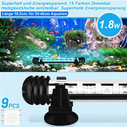 LED Aquarium Lampe Leuchten Mollusken Beleuchtung RGB Aquariumleuchte Strahler