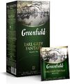 6×25Teebeutel Greenfield schwarzer Tee Earl Grey Fantasy чёрный чай с бергамотом