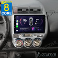 9" Android 13 Autoradio GPS Navi Carplay für Honda Jazz Fit 01-08 Manuelle Klima