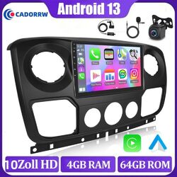 DAB+ 8Core 64G Autoradio Carplay Für Renault Master 3 Opel Movano B Nissan NV400