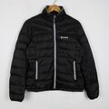 Daunenjacke Colmar Frau Größe 42 (S) Schwarz Logo Komfortabel Casual Lange Ärmel