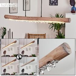 Vintage LED Pendel Leuchten dimmbar Ess Wohn Schlaf Zimmer Lampen schwarz/Holz 