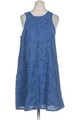 ZARA Kleid Damen Dress Damenkleid Gr. S Baumwolle Leinen Blau #vyd6zlt