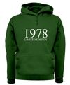 Limitierte Auflage 1978 - Erwachsenen Hoodie / Pullover - Birthday Geschenk 46th