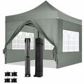 3 x 3 m Pavillon Wasserdicht Faltpavillon Pavillion Partyzelt Gartenzelt Stabil