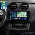 4+64G Android 14 Apple Carplay Autoradio GPS 4G LTE Für SEAT IBIZA 6j 2009-2013