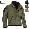 Wasserdicht Herren Tactical Jacke Militär Winddicht Multi Pocket Hard Shell Coat