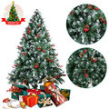 Künstlicher Weihnachtsbaum 150 180 210 cm Christbaum Tannenbaum Schnee Grün LED