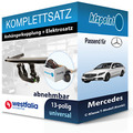 Für Mercedes C Kl. T-Mod. 07- WESTFALIA Anhängerkupplung abnehmbar + 13polig neu