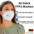 FFP2 Maske Mundschutz Schutzmaske 5-lagig Atemschutz CE zertifiziert 20 Stk HHW