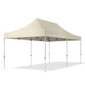 Faltzelt Alu 3x6 m Faltpavillon Klappzelt Gartenpavillon Sonnenschutz in beige