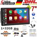 7" 2 DIN Android 13 Apple Carplay Autoradio Bluetooth GPS NAVI WiFi RDS