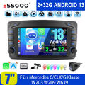 Autoradio Bluetooth Für Mercedes Benz C/CLK Klasse C W203 Android Carplay + KAM