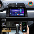 DAB+ 2+64G Android 14 Autoradio GPS Apple CarPlay Kam Für BMW E53 X5 5ER E39 E38