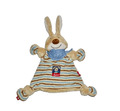 WIE NEU * Sigikid Schmusetuch Hase Semmel Bunny Häschen braun blau Schnuffeltuch