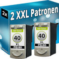 2x DRUCKER PATRONEN PG40 für CANON PIXMA MP210 MP220 MP450 MP460 MP470 REFILL