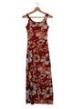 STREET ONE Maxikleid Damen Gr. DE 36 rot-hellorange-weiß Casual-Look