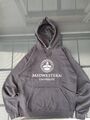 College Hoodie Pulli Midwestern University Schwarz Größe M