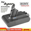 6400mAh Für DYSON V6 Akku DC58 DC59 DC61 DC62 DC72 SV03 SV06 SV09 21.6V Batterie