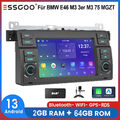 Für BMW 3er E46 M3 Rover 75 MGZT Android 13 GPS Nav 2+64G Autoradio CarPlay DAB+