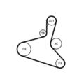 Keilrippenriemensatz Continental Ctam 6DPK1195K1 Für Fahrzeuge Mit Klimaanlage