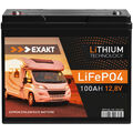 LiFePO4 100Ah 12V Solarbatterie Lithium Batterie Akku Wohnmobil Solar Boot USV