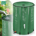 500 Liter Faltbare Regentonne Regenfass Regenwassertank mit Wassereinlassgitter