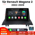 8-Kern Android 13 Carplay DAB+Autoradio GPS SWC 4G für Renault Megane II 4+64GB