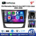 Android 13 Autoradio Für Mercedes Benz CLS E-Class W211 W219 GPS Carplay 2G+64G