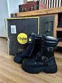 Buffalo Fusion Lace Up Bikerboots Stiefeletten NEU***