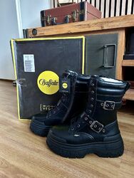 Buffalo Fusion Lace Up Bikerboots Stiefeletten NEU***