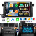 Android 13 DAB+ GPS Autoradio 64G WIFI KAM+ Navi Bluetooth USB für BMW E46 M3 MG