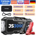 TOPDON JS3000 Profi KFZ Starthilfe Jump Starter 24000mAh 3000A Booster Powerbank