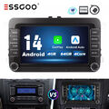 Für VW GOLF 5 6 Passat Touran Tiguan Android 14 Apple Carplay Autoradio GPS Navi