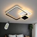 ZMH Deckenlampe LED Deckenleuchte Wohnzimmer dimmbar 39/46W Flurlampe Bürolicht 